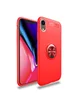 TPU чехол Deen ColorRing под магнитный держатель (opp) для Apple iPhone XR (6.1") Красный / Красный