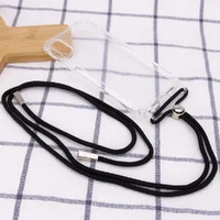 Чехол TPU Crossbody Transparent для Apple iPhone XR (6.1") Черный