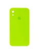 Чохол Silicone Case Square Full Camera Protective (AA) для Apple iPhone XR (6.1 ") Салатовий / Neon green