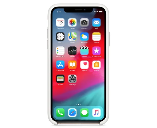 Чехол Silicone Case (AA) для Apple iPhone XR (6.1") Белый / White