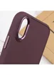 TPU чехол Bonbon Metal Style для Apple iPhone XR (6.1") Бордовый / Plum