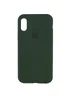 Чехол Silicone Case Full Protective (AA) для Apple iPhone XR (6.1") Зеленый / Cyprus Green