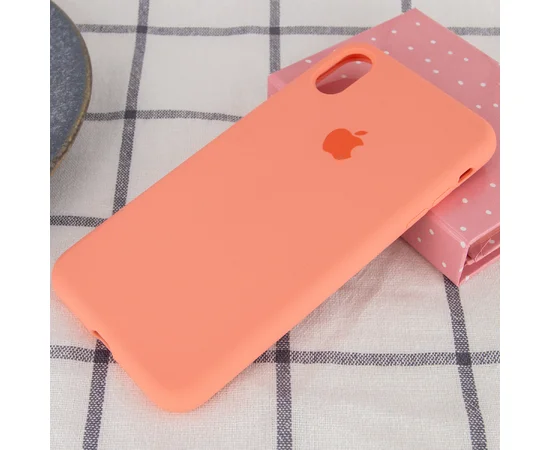 Чехол Silicone Case Full Protective (AA) для Apple iPhone XR (6.1") Оранжевый / Nectraine