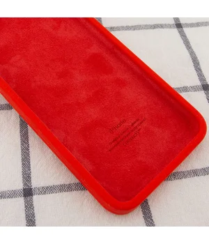 Чохол Silicone Case Square Full Camera Protective (AA) для Apple iPhone XR (6.1 ") Червоний / Red