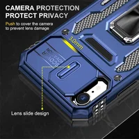 Ударопрочный чехол Camshield Army Ring для Apple iPhone XR (6.1") Синий / Navy