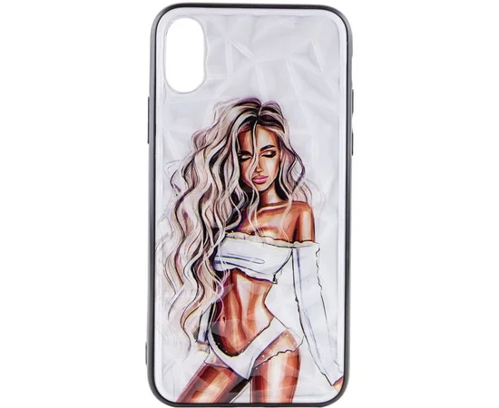 TPU+PC чохол Prisma Ladies для Apple iPhone XR (6.1") White