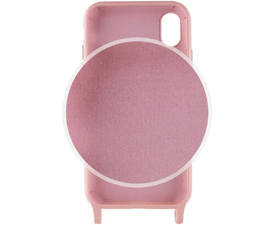 Чехол TPU two straps California для Apple iPhone XR (6.1") Розовый / Pink Sand