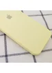 Чехол Silicone Case Square Full Camera Protective (AA) для Apple iPhone XR (6.1") Желтый / Mellow Yellow