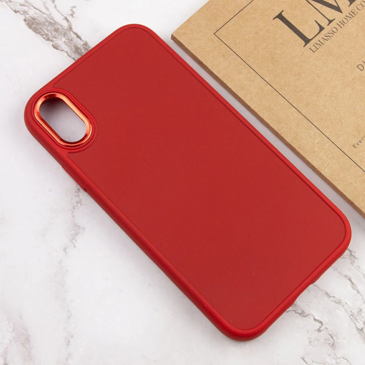 TPU чохол Bonbon Metal Style для Apple iPhone XR (6.1") Червоний / Red