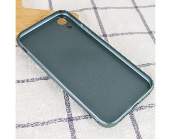 TPU+Glass чехол GLOSSY Logo Full camera для Apple iPhone XR (6.1") Зеленый