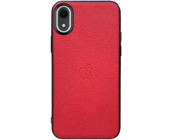 Кожаная накладка Epic Vivi Logo series для Apple iPhone XR (6.1") Красный