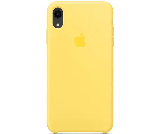 Чехол Silicone case (AAA) для Apple iPhone XR (6.1") Желтый / Canary Yellow