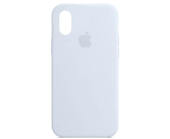 Чехол Silicone Case Full Protective (AA) для Apple iPhone XR (6.1") Голубой / Cloud Blue