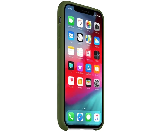 Чехол Silicone Case (AA) для Apple iPhone XR (6.1") Зеленый / Army green