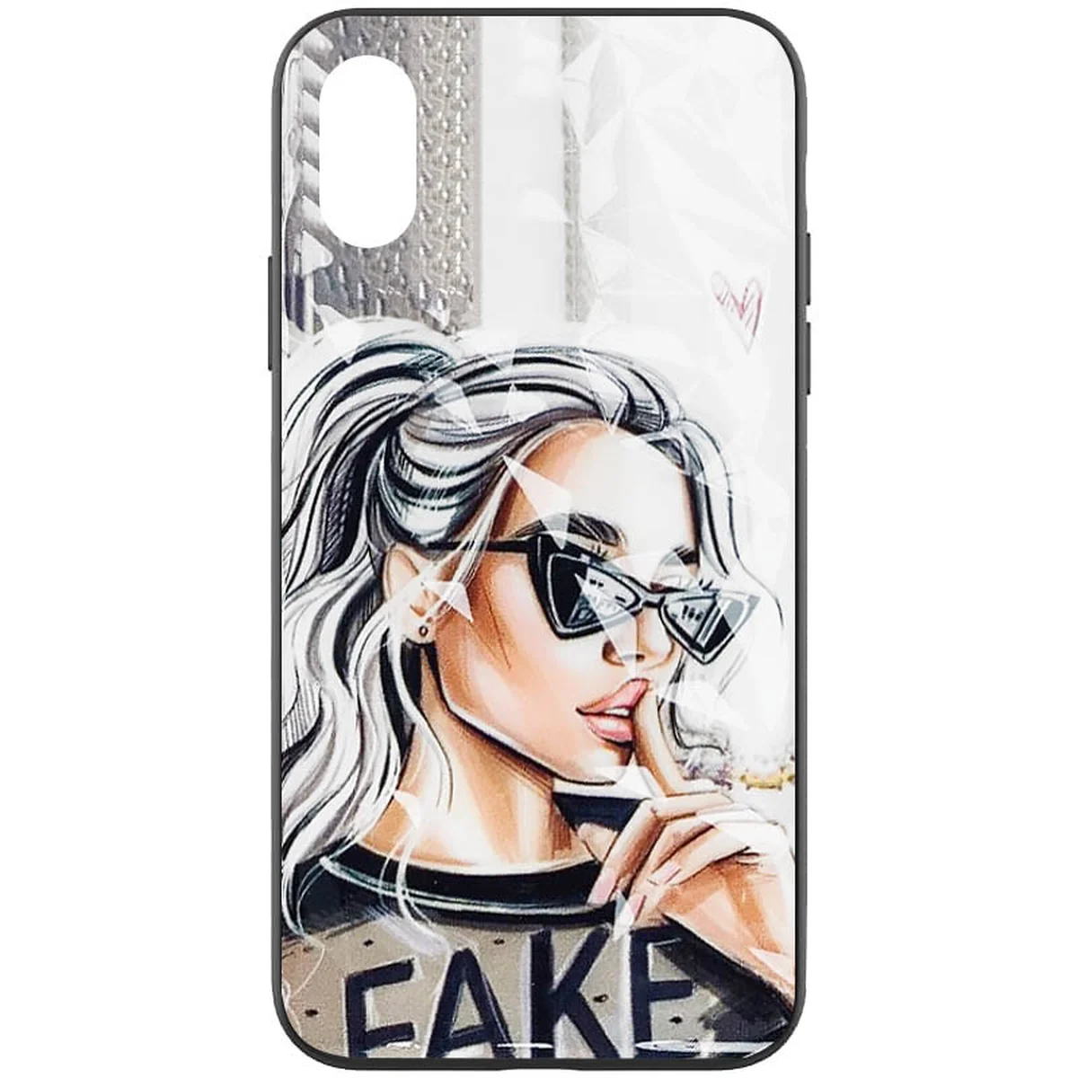 TPU+PC чехол Prisma Ladies для Apple iPhone XR (6.1") Fake