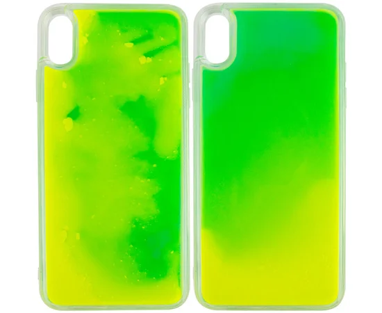 Неоновый чехол Neon Sand glow in the dark для Apple iPhone XR (6.1") Зеленый