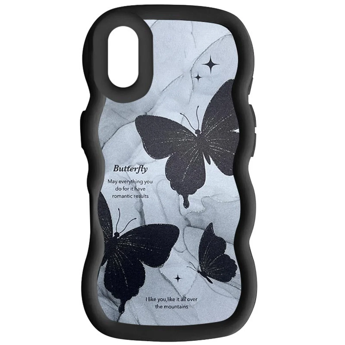 Чохол TPU Cloudy Pictures для Apple iPhone XR (6.1") Butterflies