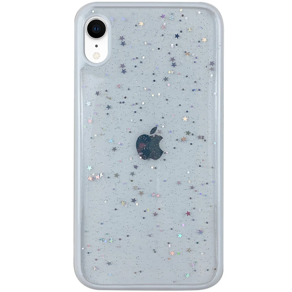 TPU+PC чехол Shiny Stars для Apple iPhone XR (6.1") Белый