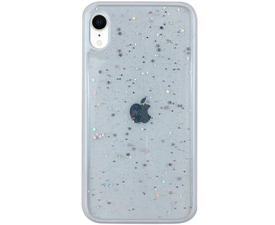 TPU+PC чехол Shiny Stars для Apple iPhone XR (6.1") Белый