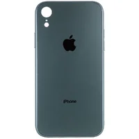 TPU+Glass чехол GLOSSY Logo Full camera для Apple iPhone XR (6.1") Зеленый