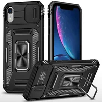 Удароміцний чохол Camshield Army Ring для iPhone XR (6.1") Чорний / Black
