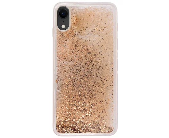 TPU+PC чехол Sparkle (glitter) для Apple iPhone XR (6.1") Золотой