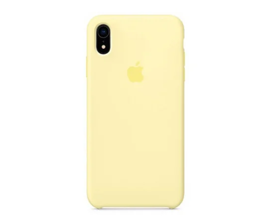Чехол Silicone case (AAA) для Apple iPhone XR (6.1") Желтый / Mellow Yellow