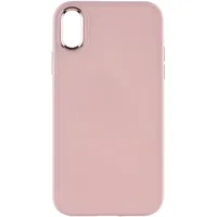 TPU чехол Bonbon Metal Style для Apple iPhone XR (6.1") Розовый / Light pink