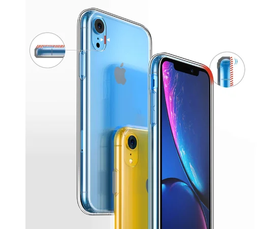 TPU чехол Epic Transparent 1,0mm для Apple iPhone XR (6.1") Бесцветный (прозрачный)