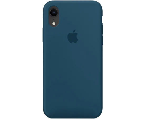 Чехол Silicone Case Full Protective (AA) для Apple iPhone XR (6.1") Синий / Cosmos Blue