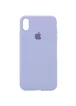 Чехол Silicone Case Full Protective (AA) для Apple iPhone XR (6.1") Серый / Lavender Gray