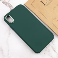 TPU чохол Bonbon Metal Style для Apple iPhone XR (6.1") Зелений / Pine green