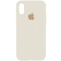 Чехол Silicone Case Full Protective (AA) для Apple iPhone XR (6.1") Бежевый / Antigue White