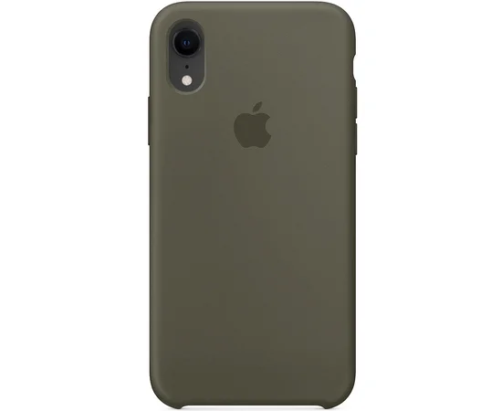 Чехол Silicone Case (AA) для Apple iPhone XR (6.1") Серый / Light Olive