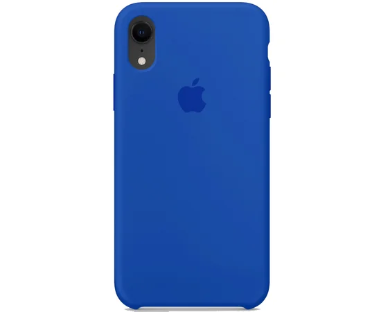 Чехол Silicone Case (AA) для Apple iPhone XR (6.1") Синий / Blue