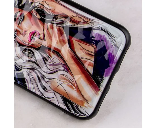 TPU+PC чехол Prisma Ladies для Apple iPhone XR (6.1") Purple