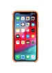 Чехол Silicone case (AAA) для Apple iPhone XR (6.1") Оранжевый / Papaya