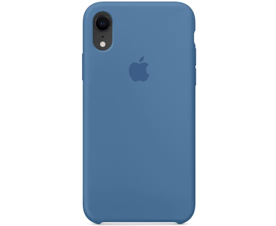 Чехол Silicone Case (AA) для Apple iPhone XR (6.1") Голубой / Light Blue