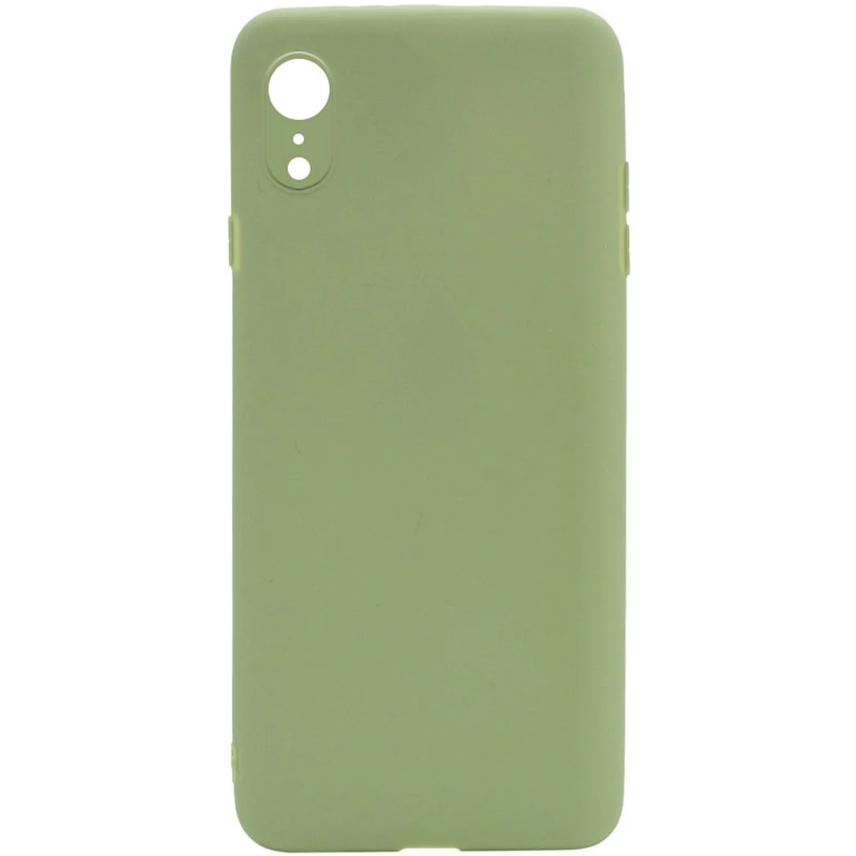 Силіконовий чохол Candy Full Camera для Apple iPhone XR (6.1 ") Фісташковий