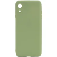 Силіконовий чохол Candy Full Camera для Apple iPhone XR (6.1 ") Фісташковий