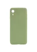 Силиконовый чехол Candy Full Camera для Apple iPhone XR (6.1") Фисташковый