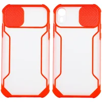 Чехол Camshield matte Ease TPU со шторкой для Apple iPhone XR (6.1") Красный