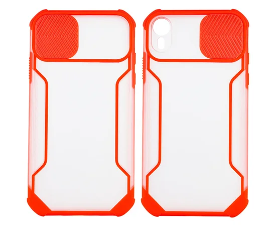 Чехол Camshield matte Ease TPU со шторкой для Apple iPhone XR (6.1") Красный