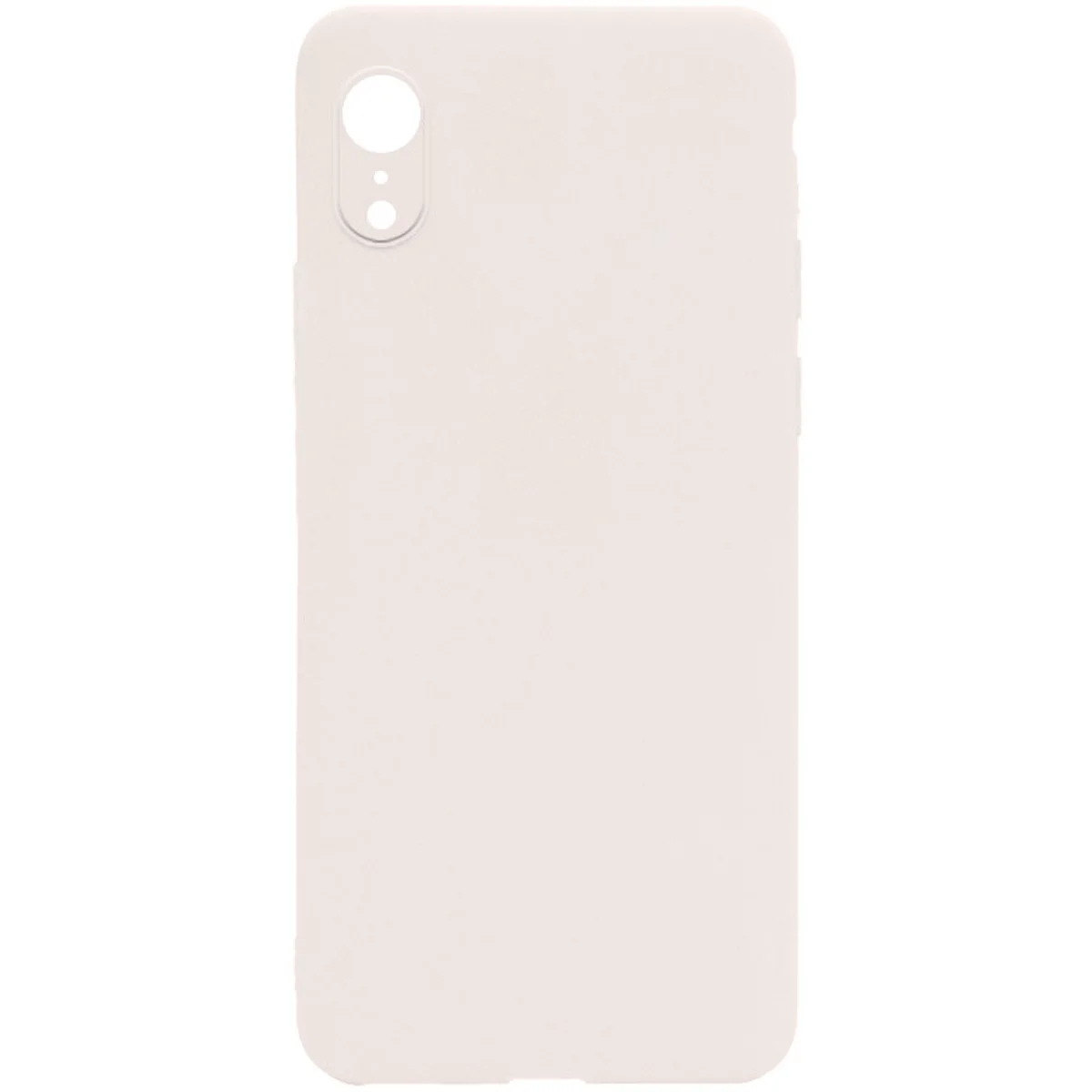 Силиконовый чехол Candy Full Camera для Apple iPhone XR (6.1") Бежевый / Antigue White