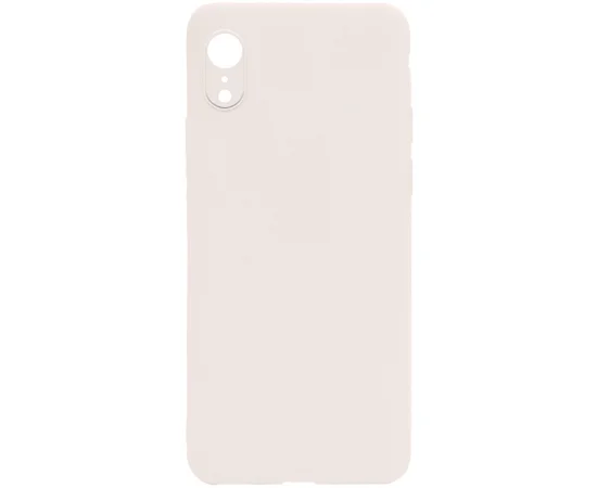 Силиконовый чехол Candy Full Camera для Apple iPhone XR (6.1") Бежевый / Antigue White