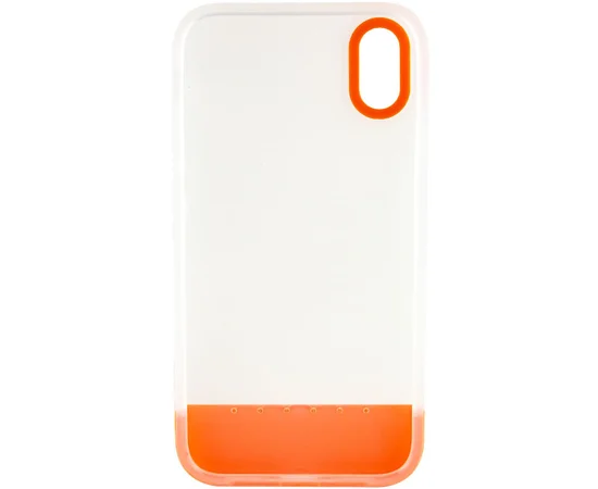 Чехол TPU+PC Bichromatic для Apple iPhone XR (6.1") Matte / Orange