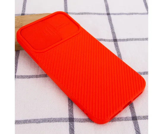 Чехол Camshield Square TPU со шторкой для камеры для Apple iPhone XR (6.1") Красный
