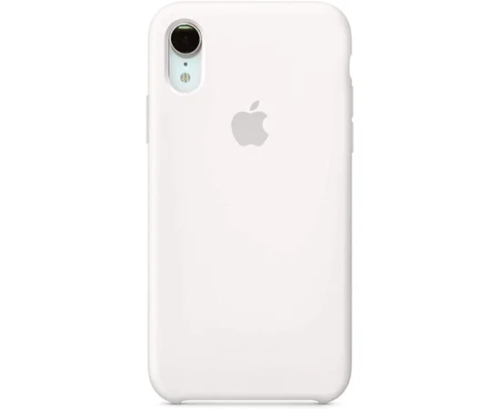 Чехол Silicone Case (AA) для Apple iPhone XR (6.1") Белый / White