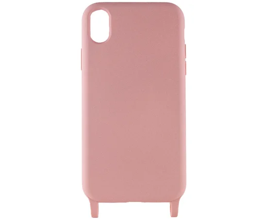 Чехол TPU two straps California для Apple iPhone XR (6.1") Розовый / Pink Sand