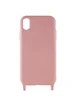 Чехол TPU two straps California для Apple iPhone XR (6.1") Розовый / Pink Sand